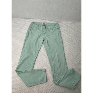 Refuge Womens Jeans 6 Turquoise Blue Skin Tight